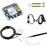 4G / 3G / GNSS HAT Module for Raspberry Pi Zero/Zero W/Zero WH/2B/3B/3B+/4B/Jetson Nano, Based on SIM7600A-H , 4G Communicati