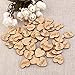 50pcs Rustic Wedding Decorations wooden hearts for crafts guest book wedding reception Wedding Memory Supplies rustic decor I Do Hearts wood slices child lettering Bamboo CD