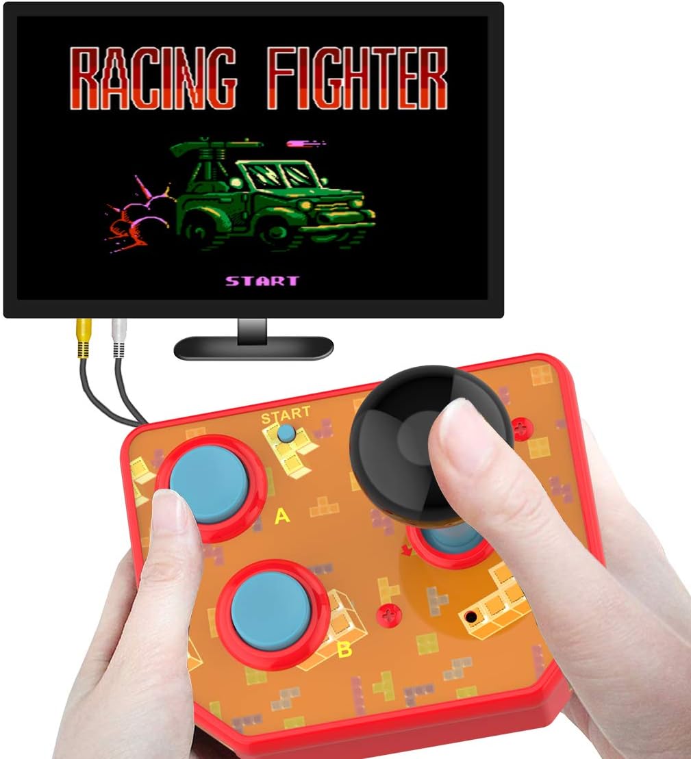 Mini Handheld Game Console TV Games Console Classic Built-in 180 Games for Kids (AV Cable) (Blue): Computers & Accessories