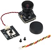 havcybin LST-S7 FPV Camera 1500TVL 1/2.8 Inch Sensor, 2.1mm 125 Degree Wide Angle Analog Camera NTSC PAL CVBS for FPV Drone Quadcopter UAV RC Plane, Works with 5.8G VTX and Goggles