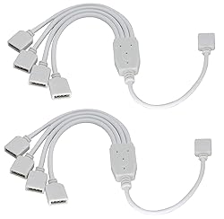 HCFeng 4 Pins Y-Splitter Cable 4 Pin Y Splitter 4
