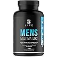 Multivitamínico para Hombre Mayor de 40 años con 180 Cápsulas. Ingredientes naturales: Maca Negra, Semillas de Calabaza, Colá