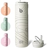 BOTTLE BOTTLE Insulated Water Bottle 24oz with Straw Lid and Handle for Sports Travel Gym Stainless Steel Water Bottles Double-Wall Vacuum Metal Leak Proof BPA-Free