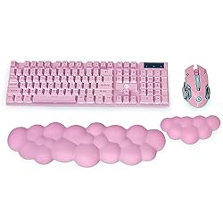 DHUJBFF Keyboard Wrist Rest, Memory Foam Wrist Rest