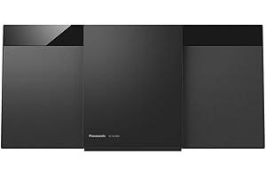 Panasonic SCHC300K Wall-Mountable Compact Stereo System with AUX-in Auto Play, Black