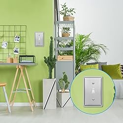 Toggle Light Switch Decorator Metal Wall Plate