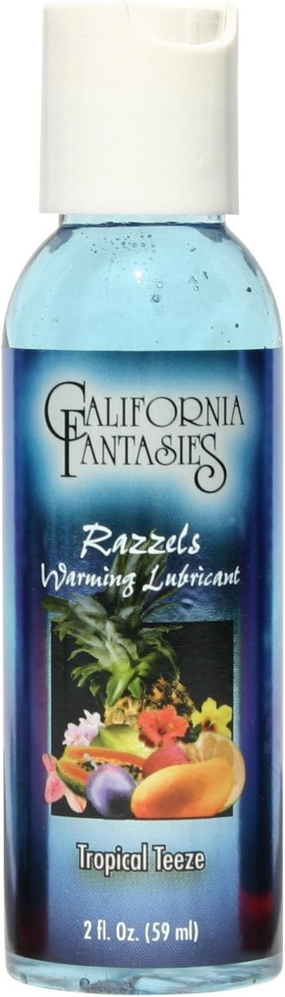 California Fantasies Razzels Tropical Lubricant, Teeze Flavored