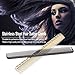 Anself Stainless Steel Hair Comb Professional Salon Hairdressing Comb Metal Hair Cutting Comb