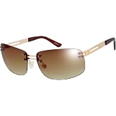 The Fresh Minimalist Rimless Sunglasses for Men Women - Exquisite Packaging - FR1M4012