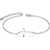 CHIC & ARTSY 925 Sterling Silver Bracelets for Women, Symbolic & Inspirational Charm Bracelets Collection with Cross, Stethoscope, Evil Eye, Infinity, Butterfly & More, Everyday Wear Jewelry