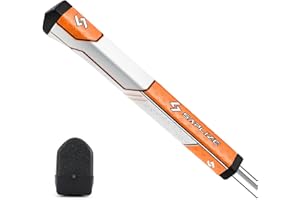 SAPLIZE Innovative Midsize/Standard Golf Putter Grip, Lightweight Golf Grips, Pistol Shape with Anti-Slip Texture, Enhanced Feel and Comfort