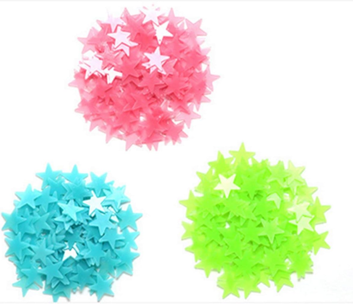 EdBerk74 3D estrellas brillan en la oscuridad pegatinas de pared