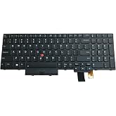 AUTENS Replacement US Keyboard for Lenovo ThinkPad T570 T580 P51s P52s Laptop (Backlight)