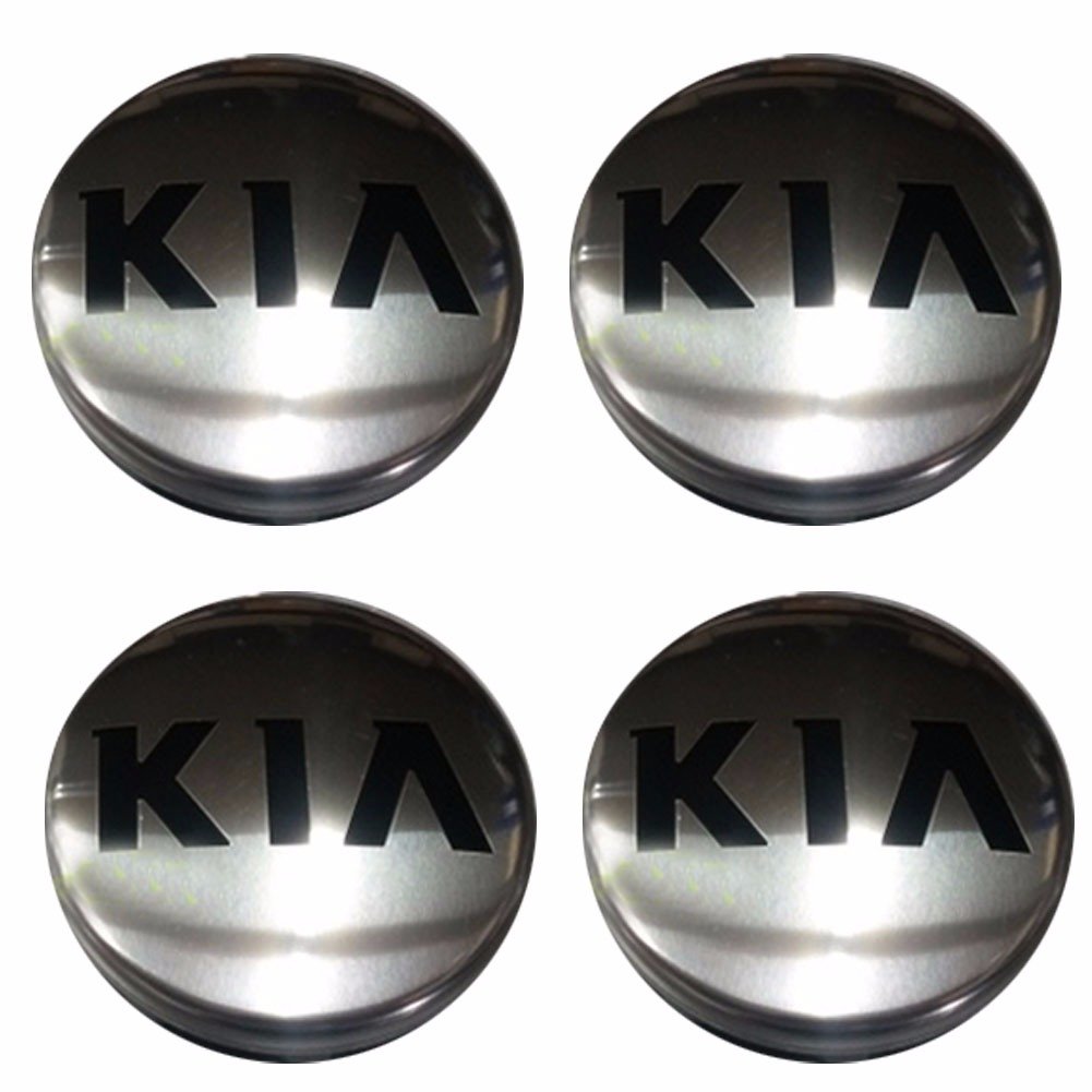 HYUNDAI Kia Logo Chrome Center Wheel Hub Cap 4P for Kia 2016 Optima All New K5 OEM