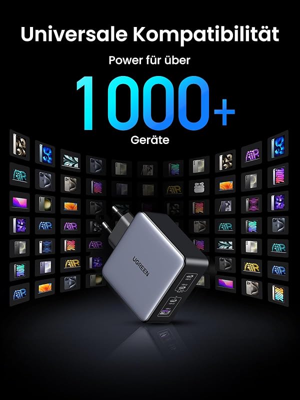 Nexode 160W Ladegerät, 4-Port, unterstützt PD3.1 140W, PPS 45W
