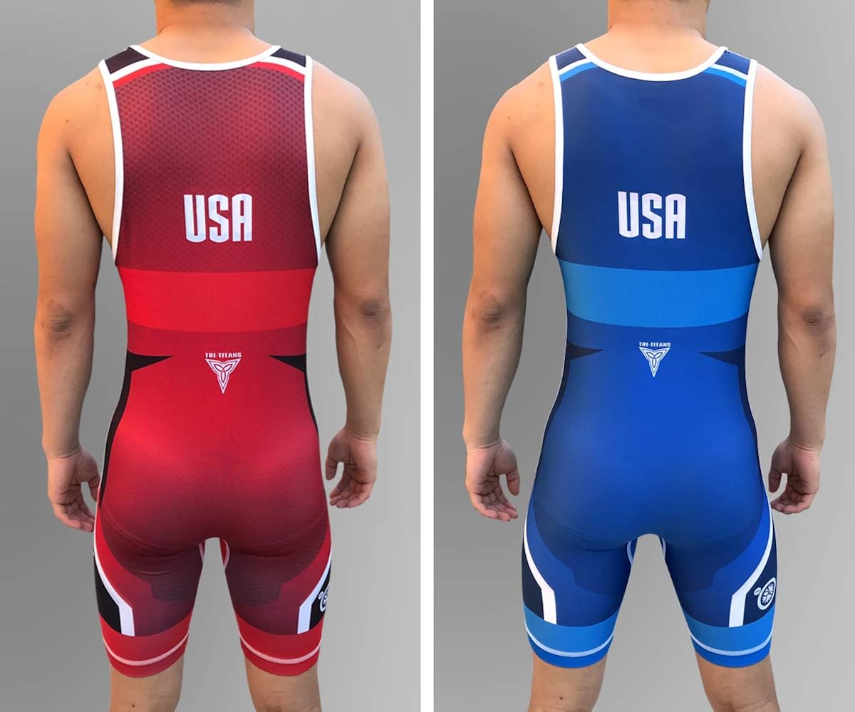 Freestyle Folkstyle Greco Roman TRITITANS American Armor Reversible