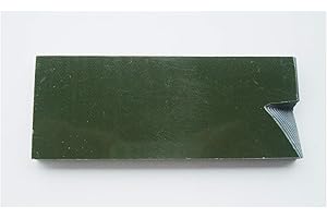 5Afashion G10 Handle Material,Knifemakers Supply Custom DIY Tool of Micarta Knife Handle Material slab,pack of 2 pieces (Army green & Black)