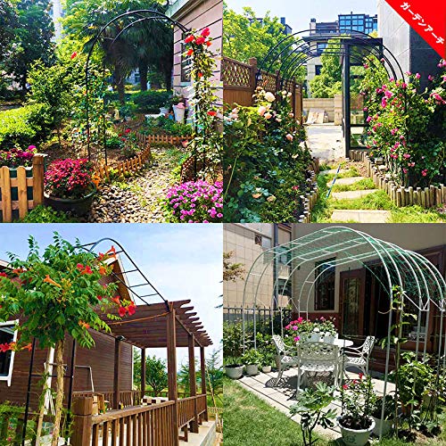 YYQ SHOP Torbogen Rosenbogen Gartenbogen Rankhilfe Rankgitter aus Metall,140x230cm,180x220cm,200x230cm,240x220,300x230… – Bild 5