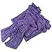 Berinfly Girls Crochet Mermaid Tail Blanket Knitting Handcraft for Kids, All Seasons Sleeping Bag Blanket(55.1'' x 27.6'')(Purple)