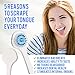 5 pcs Anti Bacterial Tongue Cleaner Scraper Cleaning Brush for Oral Hygiene Care and Bad Breath Treatment with Soft Nylon Brush and Anti Slip Handle
