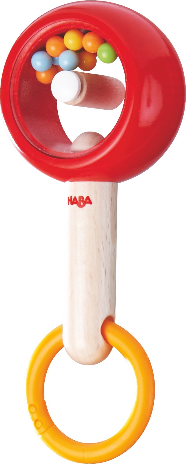 HABA Rattle Ring, Musical Toy, Rattle Toy, 302568, multicolour