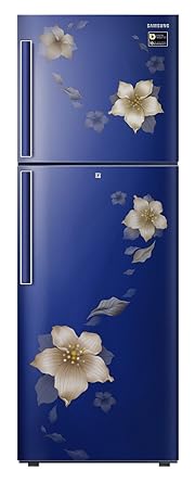 Samsung 253 L 2 Star Frost Free Double Door Refrigerator(RT28N3342U2/HL, RT28N3342U2/NL, Star Flower Blue, Inverter Compressor)