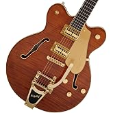 Gretsch LTD Broadkaster Semi-hollowbody Electric Guitar - Roundup Orange Stain