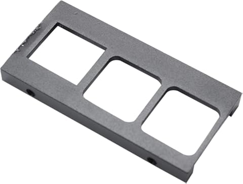ACAMPTAR Caja de ProteccióN de Carcasa MetáLica Caja de Carcasa de AleacióN de Aluminio para Raspberry Pi 4 (Negro)
