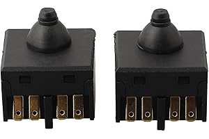 Replacement Push Button Switch 2PCS for 100mm 4 Inch For Angle Grinder and Polisher Accessories Designed for Equipment Repair
