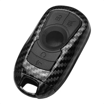 Amazon Com Tangsen Smart Key Fob Case For Buick Encore Envision Lacrosse Regal Tourx 5 Button Keyless Entry Remote Personalized Protective Cover Plastic Black Carbon Fiber Pattern Black Silicone Automotive