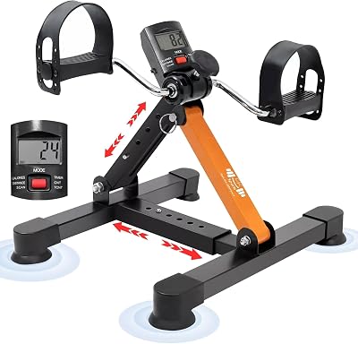 FK Sports Mini Exercise Bike - Portable Under Desk Pedal Exerciser