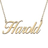 HUAN XUN Customized Custom Simple Any Name Necklace