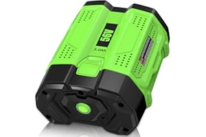 OHYES BAT 56V 5000mAh High Capacity Replacement for EGO Battery Compatible with EGO 56 Volt Lithium ion Battery Power Tools BA2800 BA4200 BA4200T BA1400 BA1400T BA2240 Lawn Mower,Leaf Blower,Chainsaw (Green)
