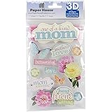 Paper House Productions STDM-0192E 3D Cardstock Stickers, Mom (3-Pack)