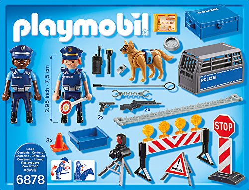 Playmobil 6873 - Polizei-Einsatzwagen & 6878 - Polizei-Straßensperre – Bild 8
