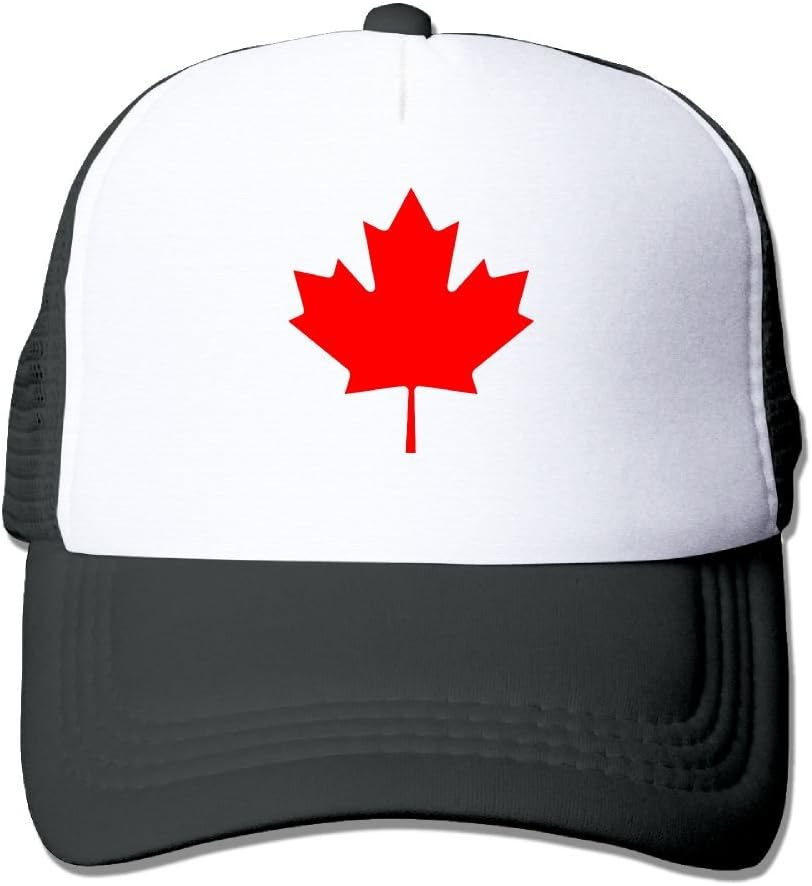 Canada Flag Maple Leaf Mesh Hat Fashion Adjustable Snapback Trucker Cap