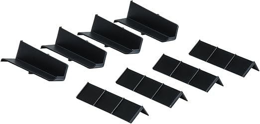 Ernst Manufacturing 2 9 Inch Drawer Divider Corner Clips 4 Pack