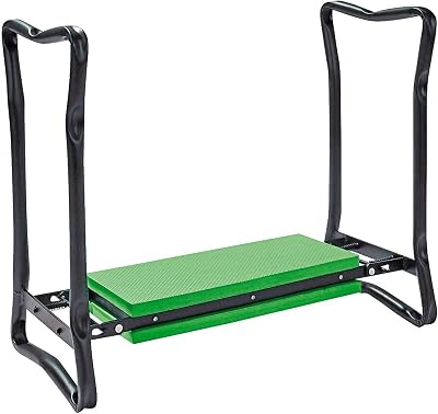 Parkland Folding Portable Garden Kneeler and Foam Chair Seat 2 in 1