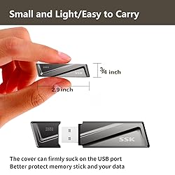 SSK 256GB USB SSD Solid State Flash Drive 550MB/s