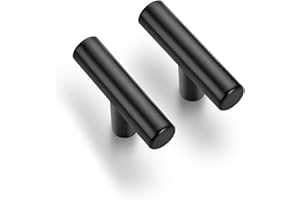 Ravinte 10 Pack 2 inch Cabinet Pulls Matte Black Stainless Steel Kitchen Drawer Pulls Cupboard Handles Cabinet Handles