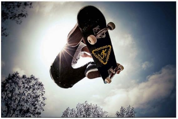 Amazon Co Jp スケートボードエクストリームスポーツファッションクールポスター印刷装飾紙 X 30 服 ファッション小物