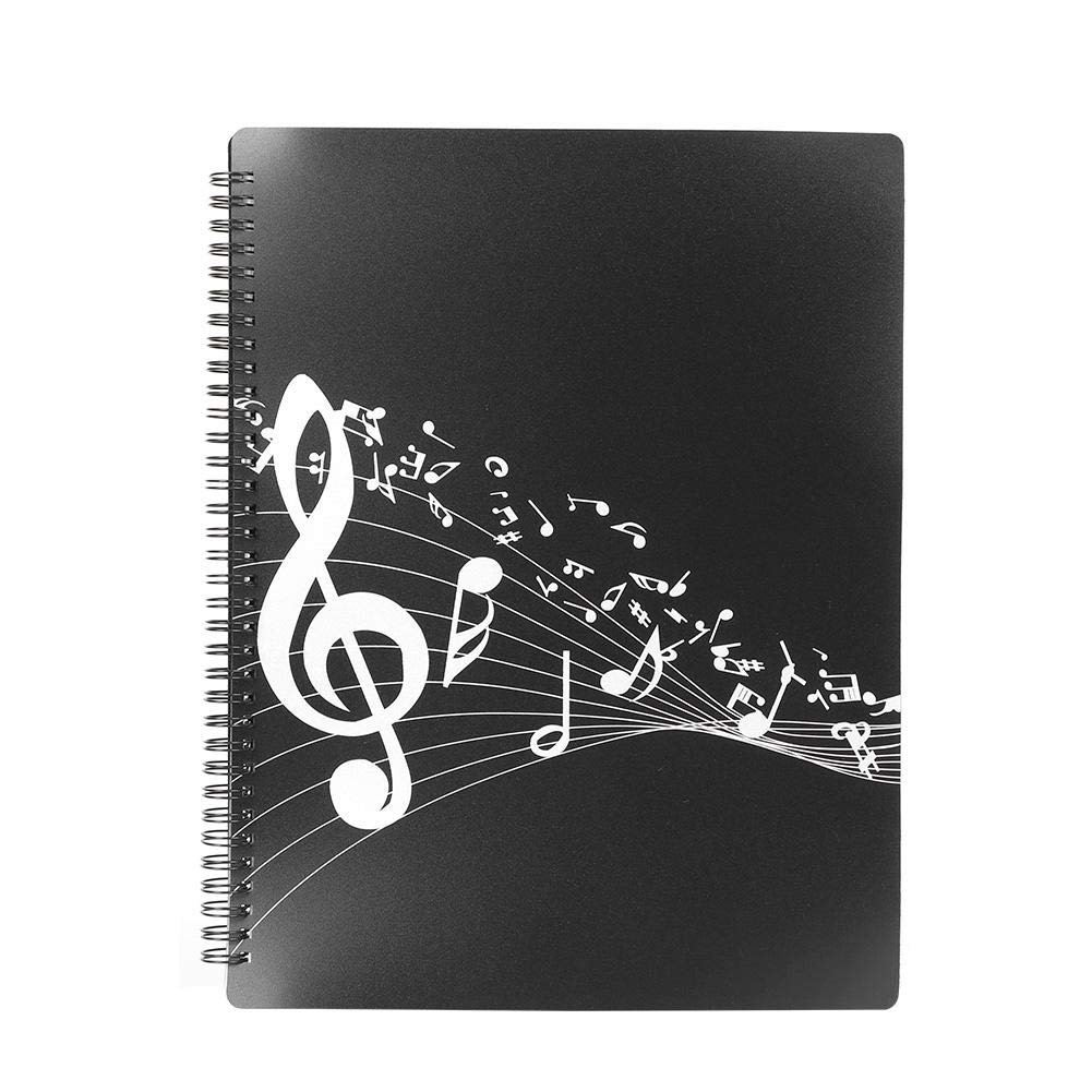 A4 Size 40 Pages Sheet Music Folder Piano Sheet Music Folder for Players,Musicians,Students Musical Instrument Accessories
