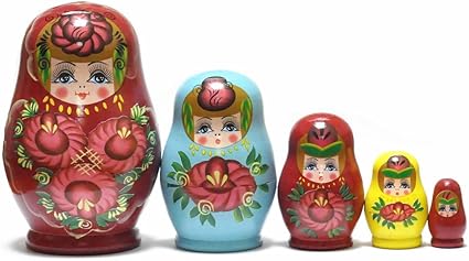 christmas stacking dolls