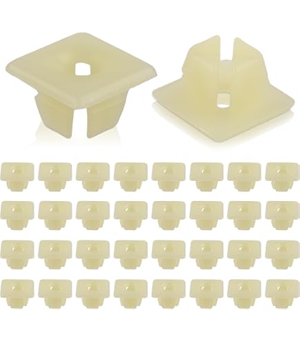 mopar 8 1/4 c lips 20-Pack Bumper Rivet Clips For Chrysler & Jeep WJ Grand Cherokee  Replaces 34201631, 1/4" left front line and right GOOACC 240PCS Bumper Retainer Clips