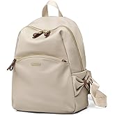 GOLF SUPAGS Stylish Backpack Purse for Women Casual Travel Daypack Mini Backpack Handbag Nylon Bookbag