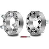 SCITOO 2Pcs 1.5 inch 5x114.3 Wheel Spacers 5x4.5 Bore 82.5mm Studs 1/2 5 Lug Wheel Spacers Adapters Fit for Ford Explorer for Ford for Mustang for Ford Edge for Ford Ranger for Jeep