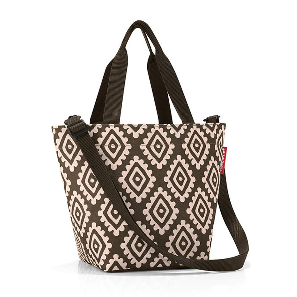 Reisenthel shopper XS Canvas & Beach Tote Bag, 31 cm, 4 liters, Brown (Diamonds Mocha)