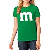 Funny Letter M Halloween Shirt – Costume Tee – Graphic T-Shirt for Women & Teens