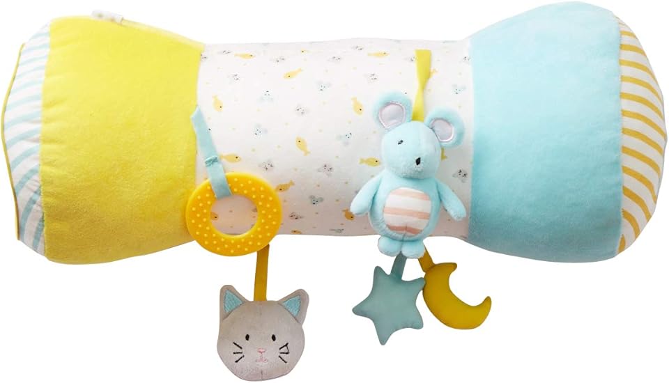 Non Toxique Et Jouet Rampant Jouet Dapprentissage 19 Mogoi Rouleau Gonflable Pour Bebe Jumbo Rouleau Dentrainement Rampant Avec Boule De Cloche A Linterieur Pour Exercices Rampants Et Debout Centre D Activites Ludiques Bebe