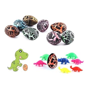 Crazy-Store Dinosaur Eggs Action Figure Add Water Cracks Growing Egg Hatching Kids Toys